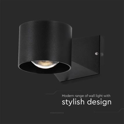 LED Outdoor wall light LED/5W/230V 4000K IP65 black