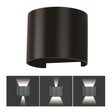 LED Outdoor wall light LED/6W/230V 3000K IP65 black