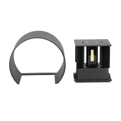 LED Outdoor wall light LED/6W/230V 3000K IP65 black