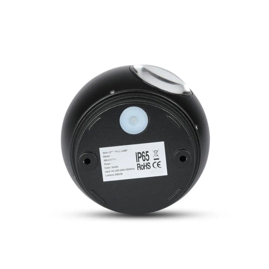 LED Outdoor wall light LED/6W/230V 3000K IP65 black