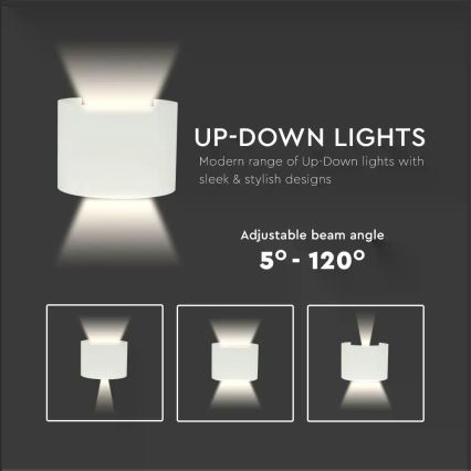 LED Outdoor wall light LED/6W/230V 3000K IP65 white