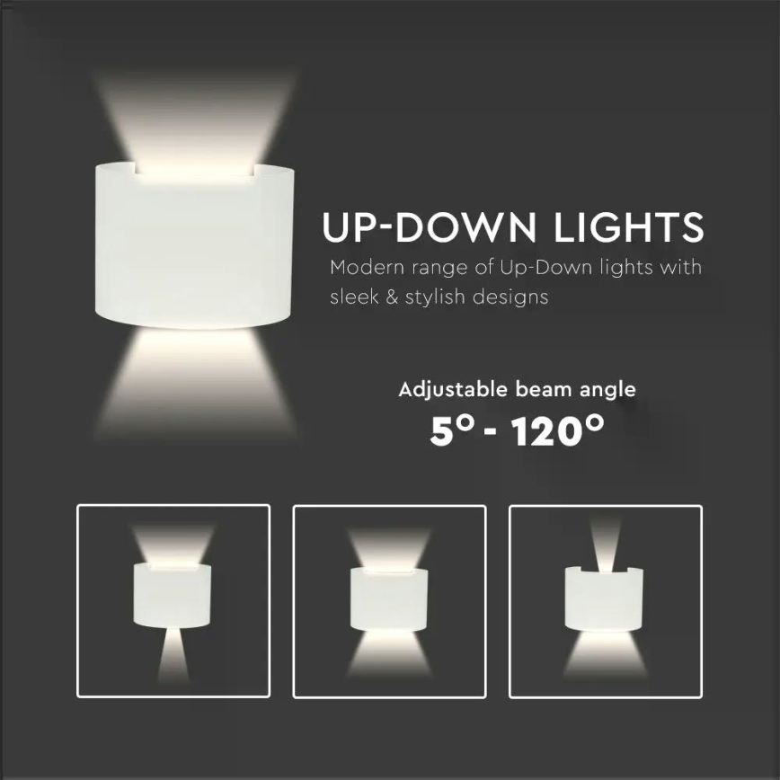 LED Outdoor wall light LED/6W/230V 3000K IP65 white