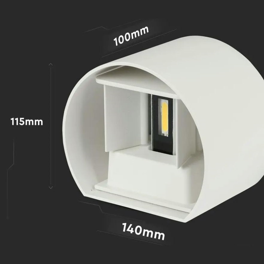 LED Outdoor wall light LED/6W/230V 3000K IP65 white