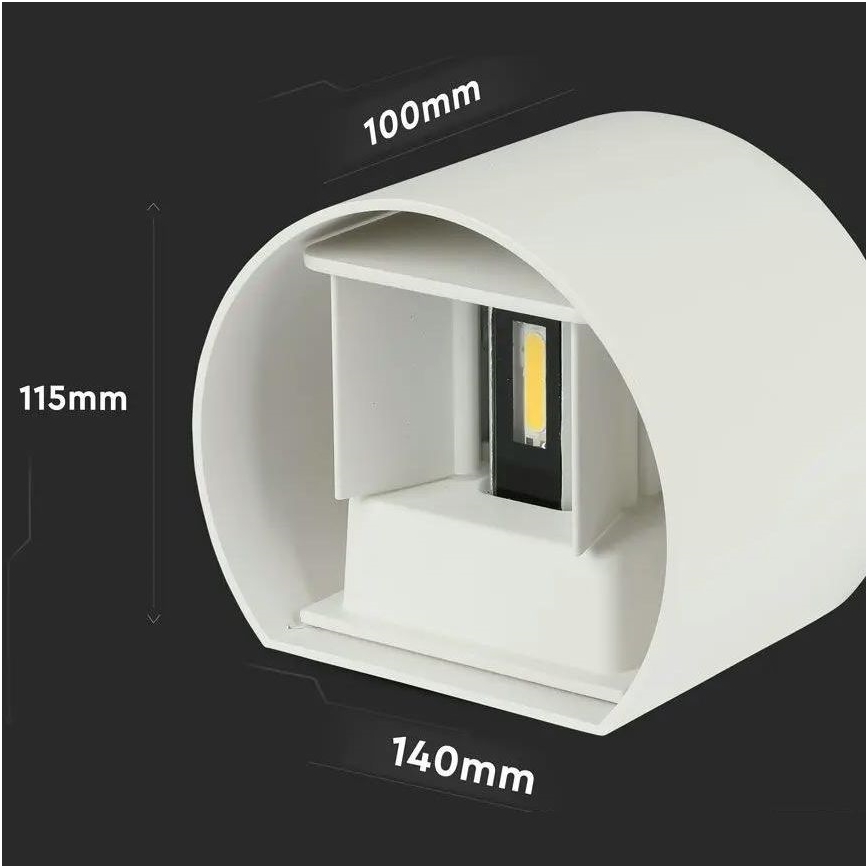 LED Outdoor wall light LED/6W/230V 4000K IP65 white