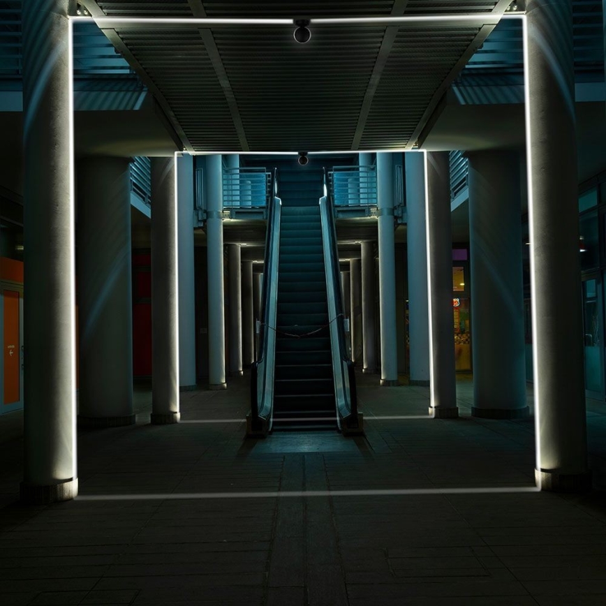 LED Outdoor wall flexible light LED/7W/230V 4000K IP65 black