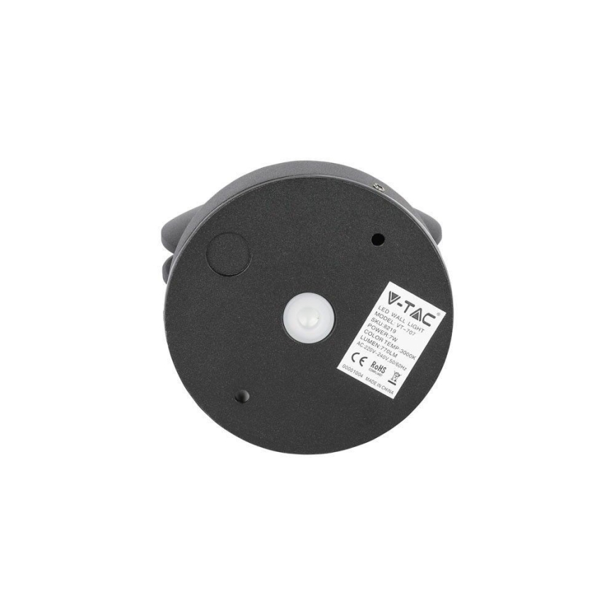 LED Outdoor wall flexible light LED/7W/230V 4000K IP65 black