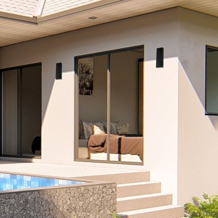 LED Outdoor wall light LED/8W/230V 4000K IP65 black