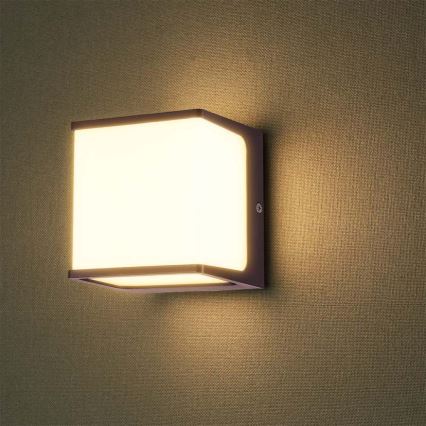 LED Outdoor wall light LED/8W/230V IP65 3000K brown