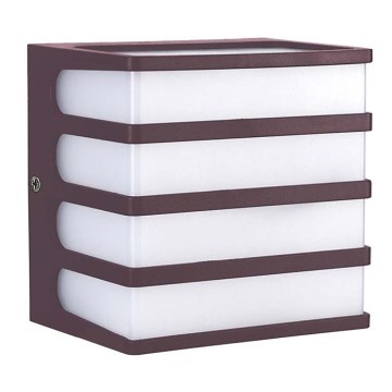 LED Outdoor wall light LED/8W/230V IP65 3000K brown