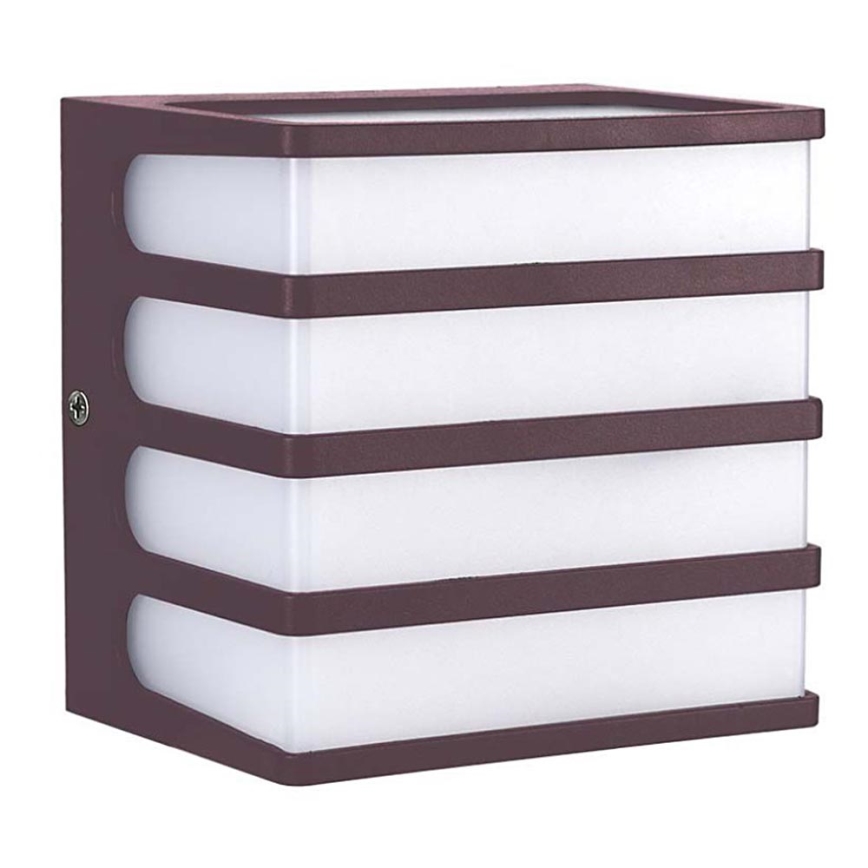LED Outdoor wall light LED/8W/230V IP65 3000K brown