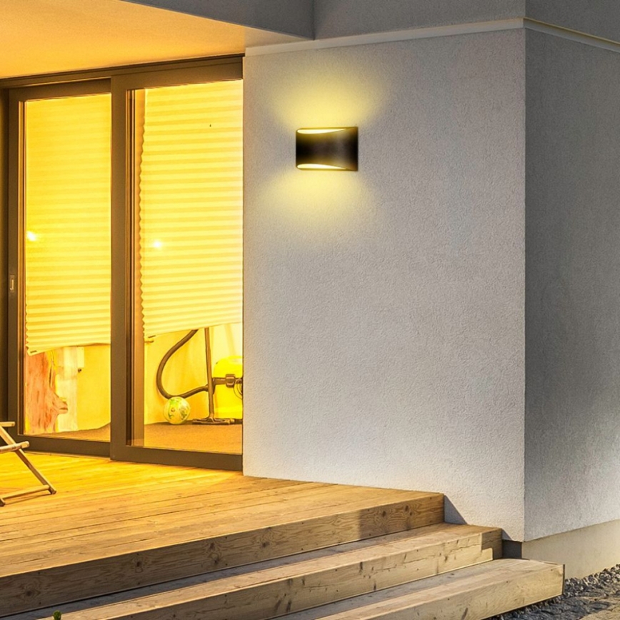 LED Outdoor Wall Light LED/9W/230V 4000K IP54 Black