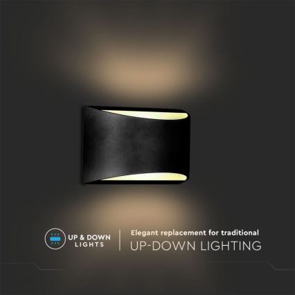 LED Outdoor Wall Light LED/9W/230V 4000K IP54 Black