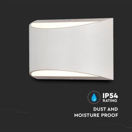 LED Outdoor Wall Light LED/9W/230V 4000K IP54 White