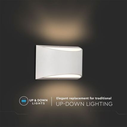 LED Outdoor Wall Light LED/9W/230V 4000K IP54 White
