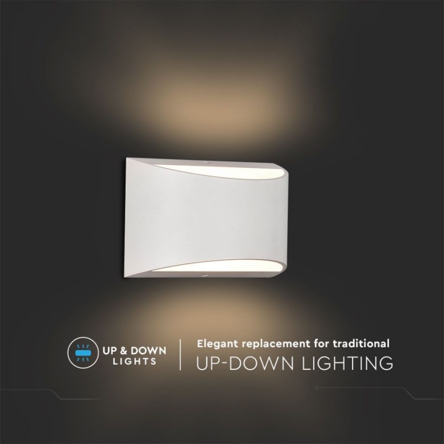 LED Outdoor Wall Light LED/9W/230V 4000K IP54 White