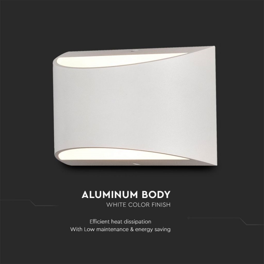 LED Outdoor Wall Light LED/9W/230V 4000K IP54 White