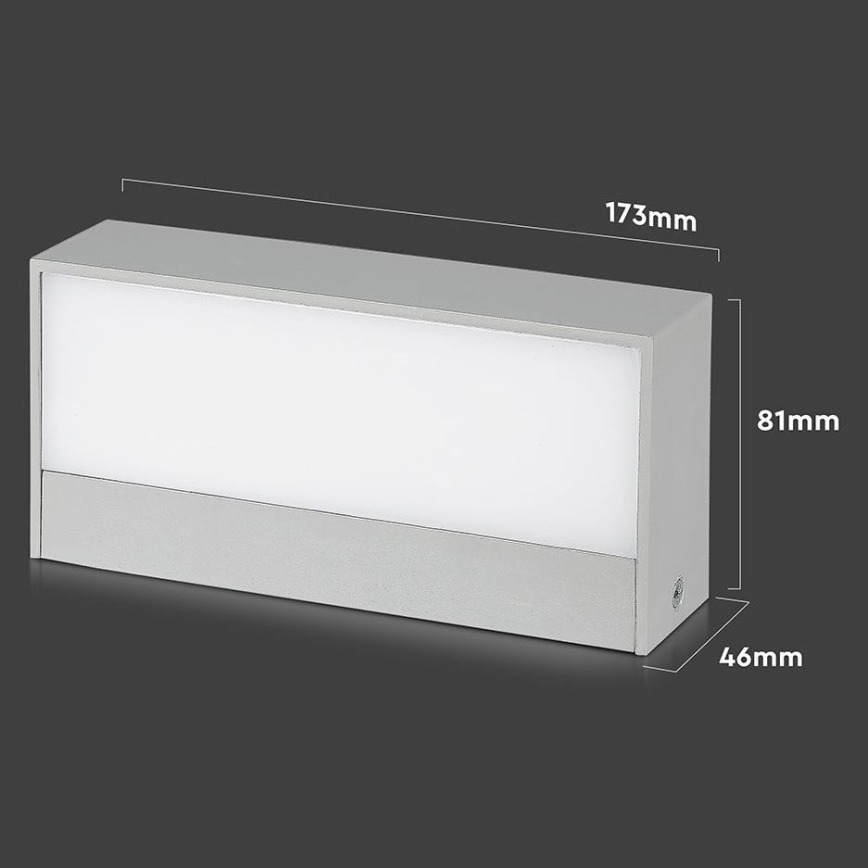 LED Outdoor wall light LED/9W/230V 4000K IP65