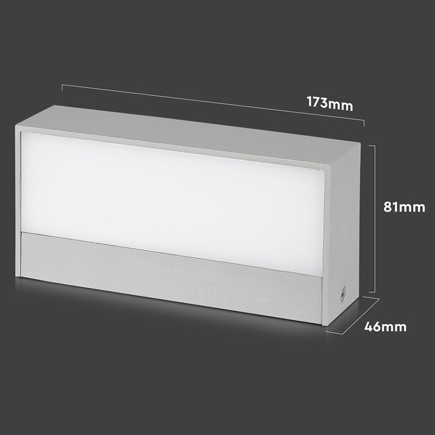 LED Outdoor wall light LED/9W/230V 6500K IP65