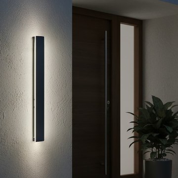 LED Outdoor Wall Light MIRANA LED/12W/230V 4000K IP44 60 cm Black