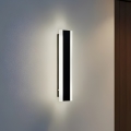 LED Outdoor Wall Light MIRANA S LED/8W/230V 4000K IP44 30 cm Black