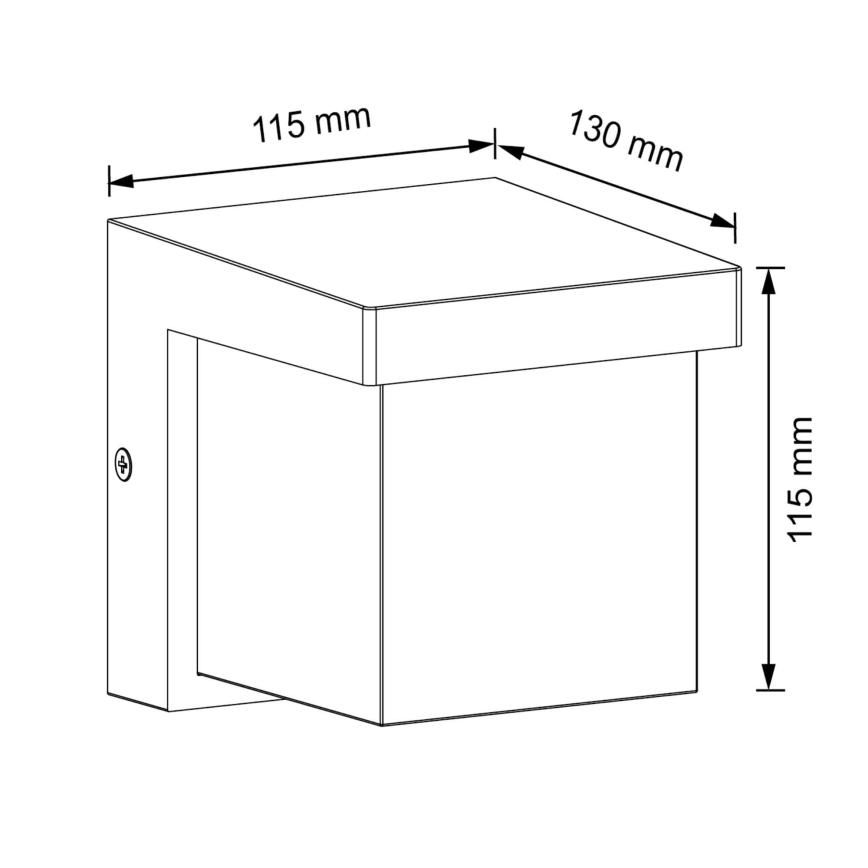 LED Outdoor wall light MORGAN LED/10W/230V IP54