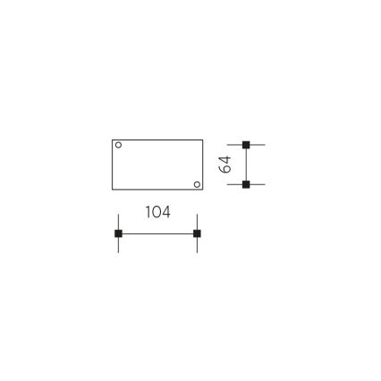 LED Outdoor wall light NATURA LED/12W/230V 4000K IP65 brown/anthracite
