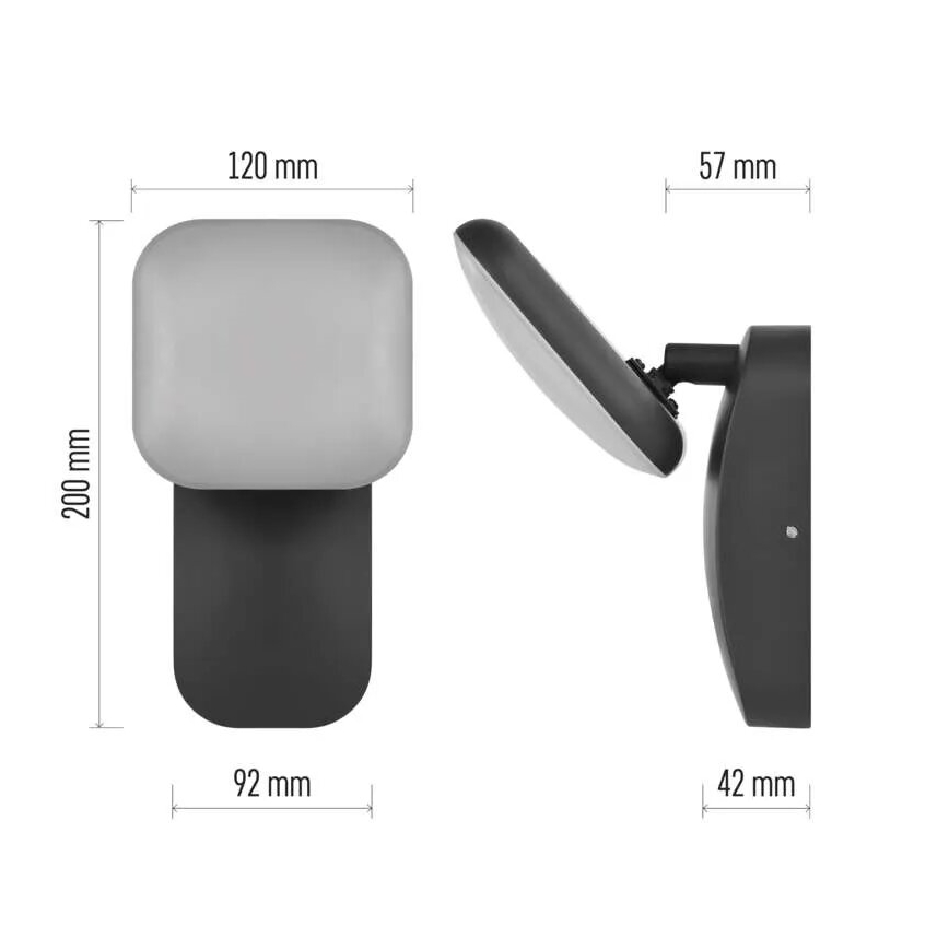 LED Outdoor wall light NIKA LED/12,5W/230V IP44