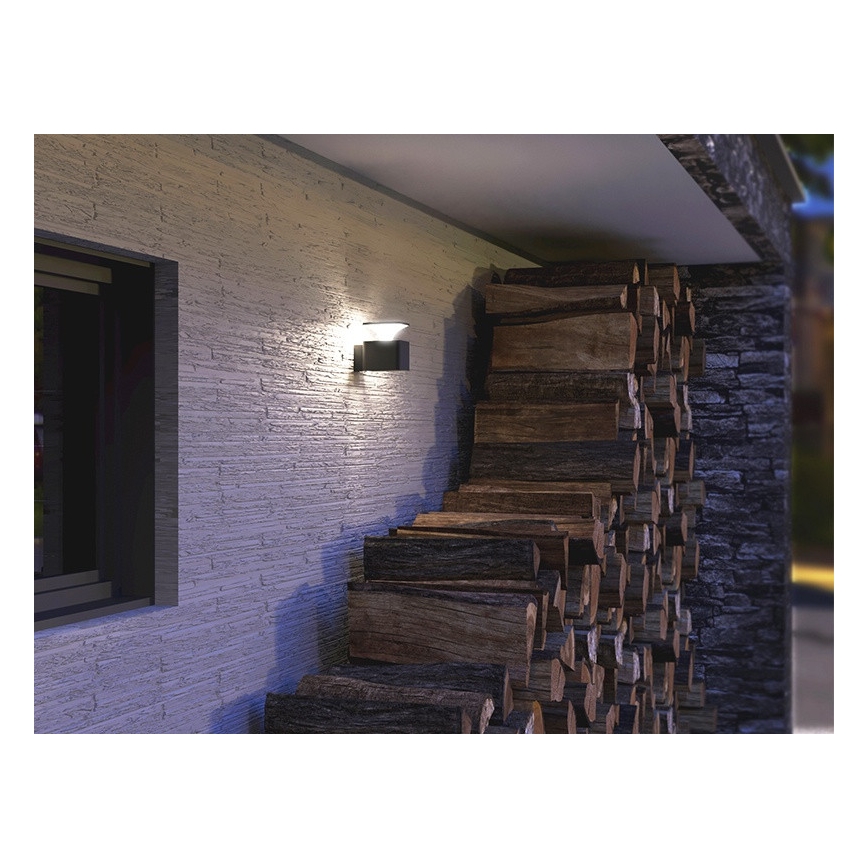 LED Outdoor wall light ORNELA LED/6W/230V 3000K IP54 anthracite