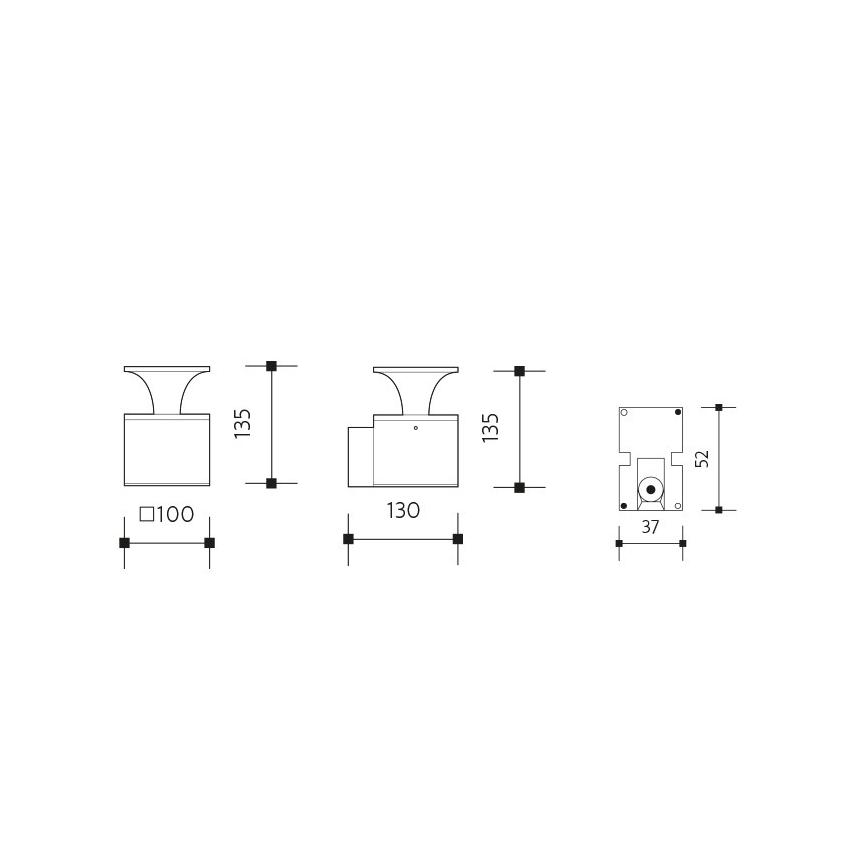 LED Outdoor wall light ORNELA LED/6W/230V 3000K IP54 anthracite