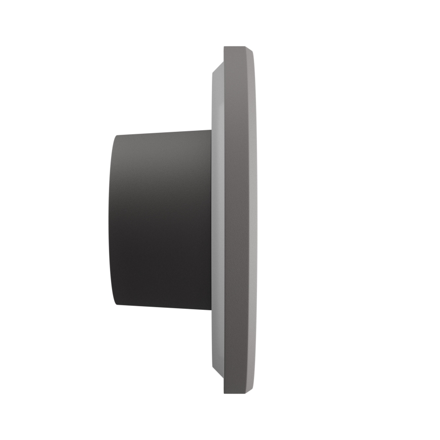 LED Outdoor wall light PIATTA LED/12W/230V 3000/4000/6000K d. 18 cm IP44 grey