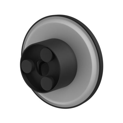 LED Outdoor wall light PIATTA LED/18W/230V 3000/4000/6000K d. 25 cm IP44 black