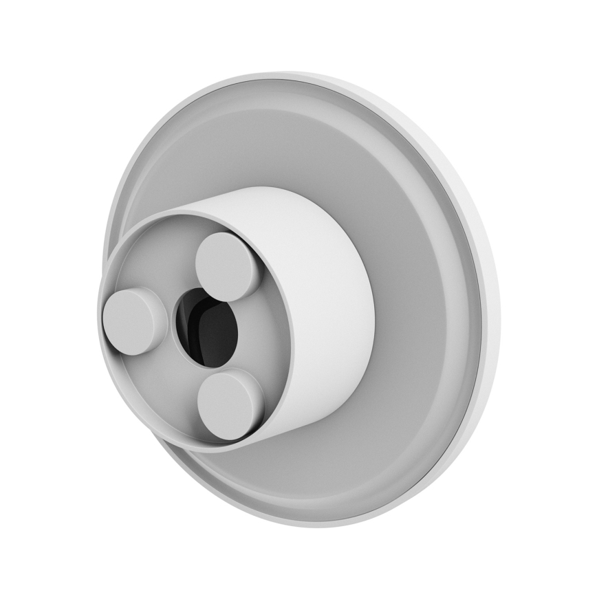 LED Outdoor wall light PIATTA LED/9W/230V 3000/4000/6000K d. 12 cm IP44 white