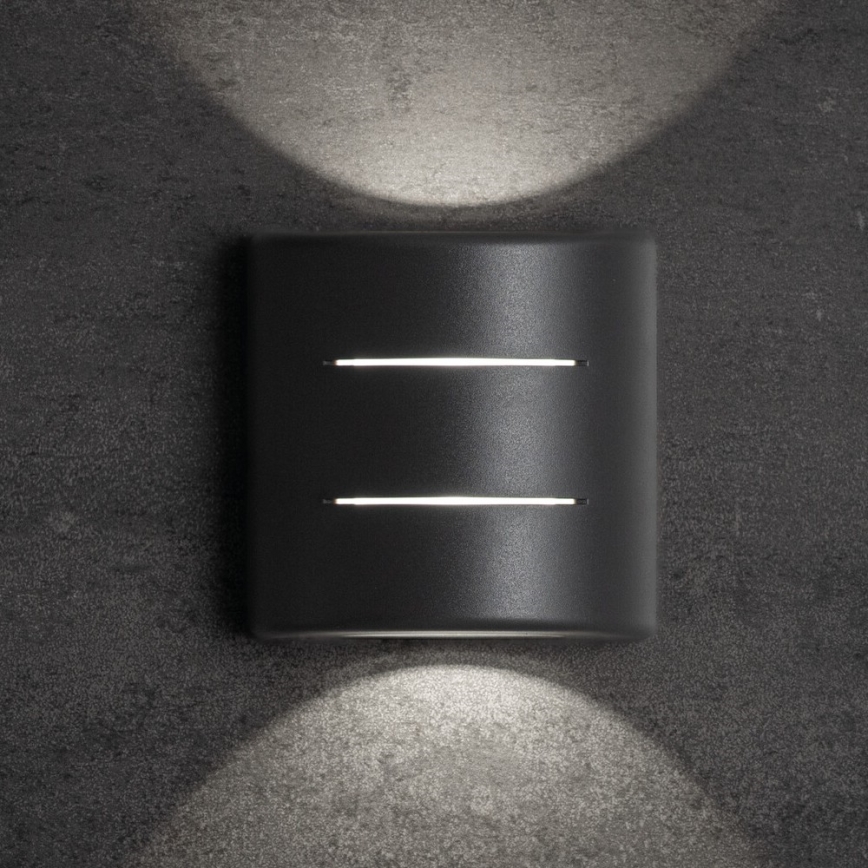 LED Outdoor Wall Light REFAZI LED/6W/230V IP54 Anthracite