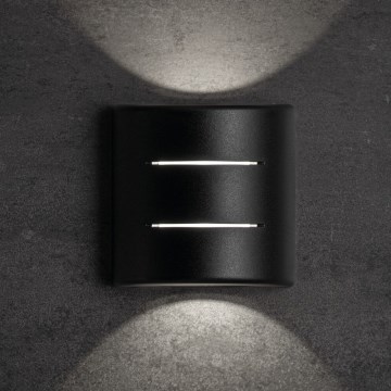 LED Outdoor Wall Light REFAZI LED/6W/230V IP54 black