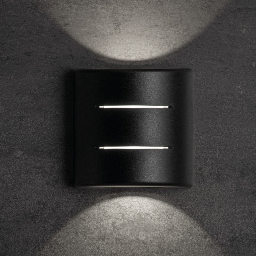 LED Outdoor Wall Light REFAZI LED/6W/230V IP54 black