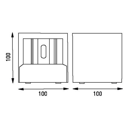 LED Outdoor wall light TILL LED/6W/230V IP44