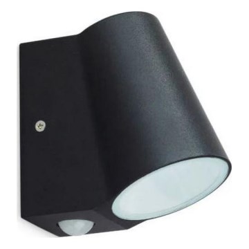 LED Outdoor wall light with a sensor BUNOL LED/6W/230V IP44 black