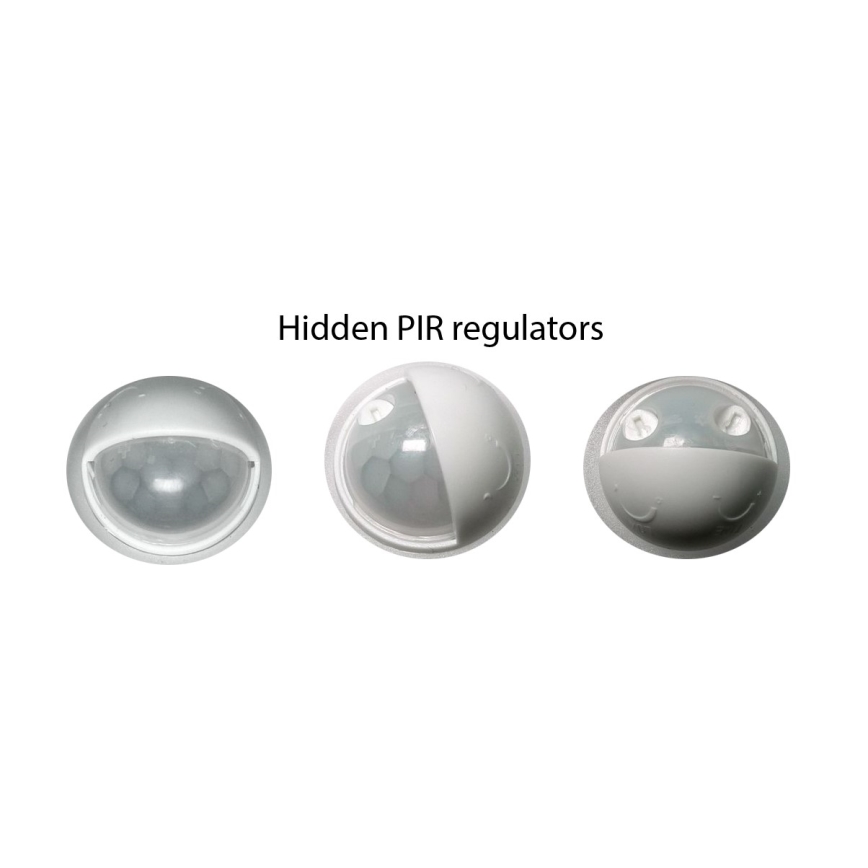 LED Outdoor wall light with a sensor LED/12W/230V 3000/4000/6500K IP65