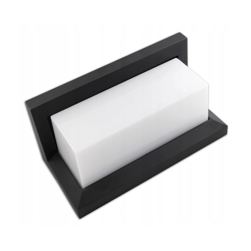 LED Outdoor wall light with a sensor LED/12W/230V IP54 black