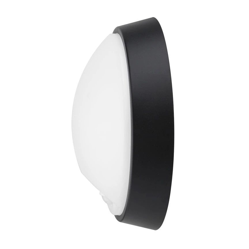 LED Outdoor wall light with a sensor LED/12W/230V 3000/4000/6500K IP65 black