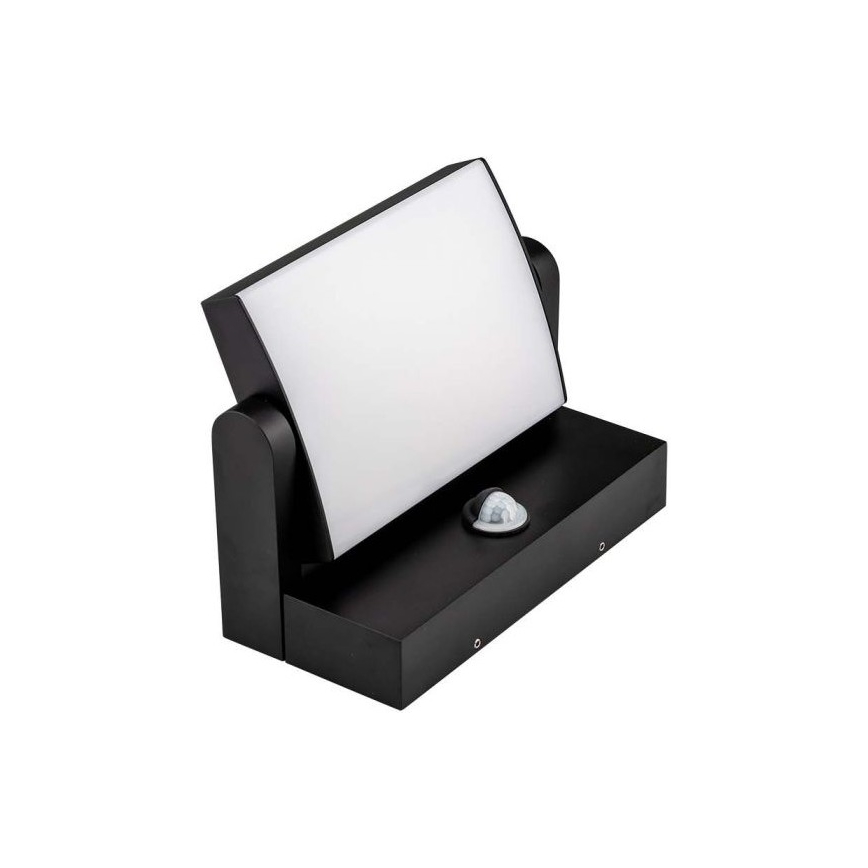 LED Outdoor wall light with a sensor LED/17W/230V 3000K IP65 black