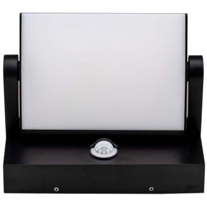 LED Outdoor wall light with a sensor LED/17W/230V 3000K IP65 black