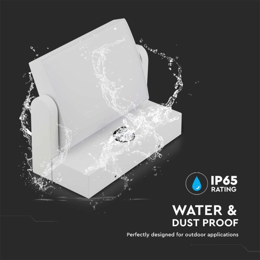 LED Outdoor wall light with a sensor LED/17W/230V 3000K IP65 white