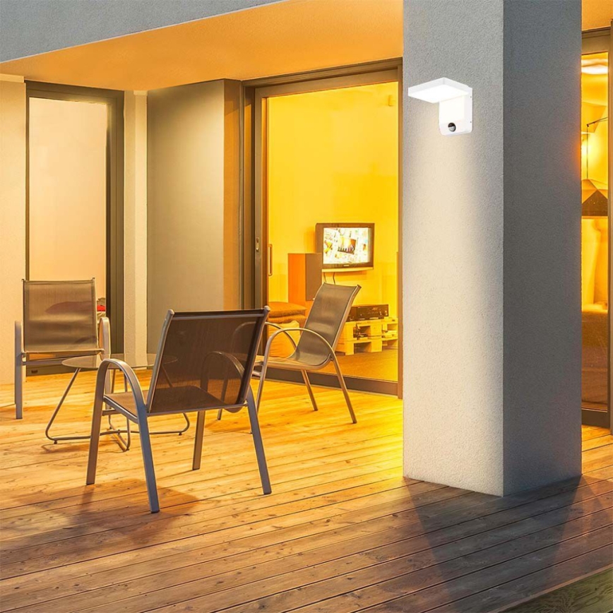 LED Outdoor wall flexible light with sensor LED/17W/230V IP65 3000K white