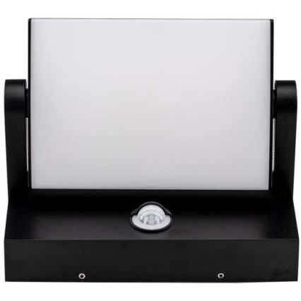LED Outdoor wall light with a sensor LED/17W/230V 4000K IP65 black