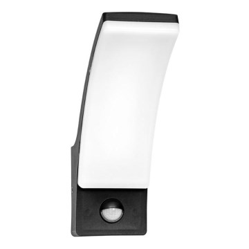 LED Outdoor wall light with a sensor RITA LED/12W/230V 4000K IP65