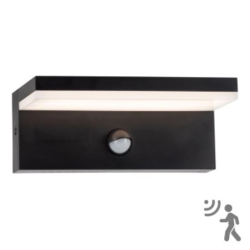 LED Outdoor wall light with a sensor TESA LED/10W/230V IP54 black