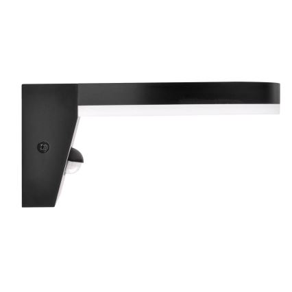 LED Outdoor wall light with a sensor TESA LED/10W/230V IP54 black