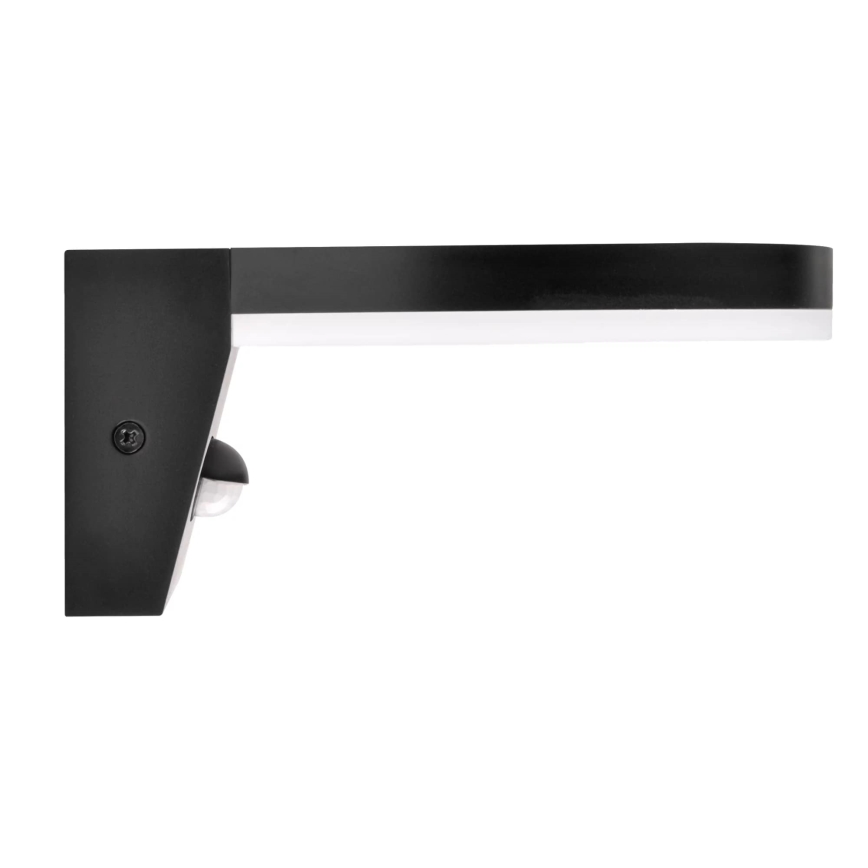 LED Outdoor wall light with a sensor TESA LED/10W/230V IP54 black
