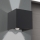 LED Outdoor wall light with motion and dusk sensor CUBE-S LED/13W/230V IP54 anthracite